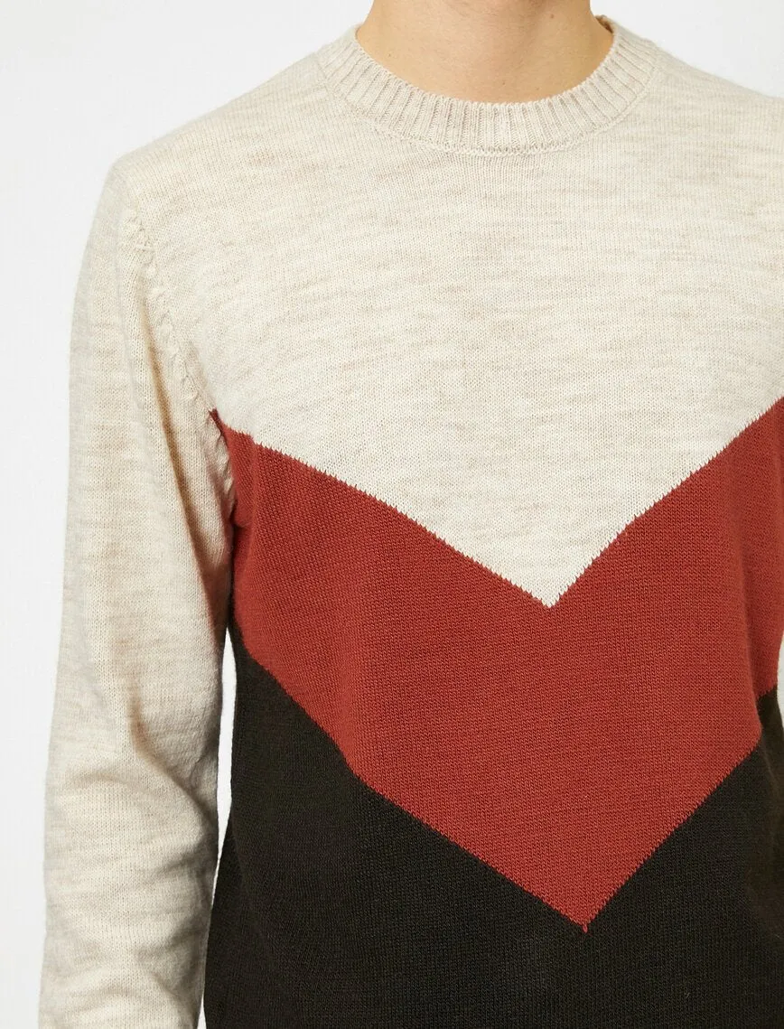 17331 Multi Colour Striped Jumper