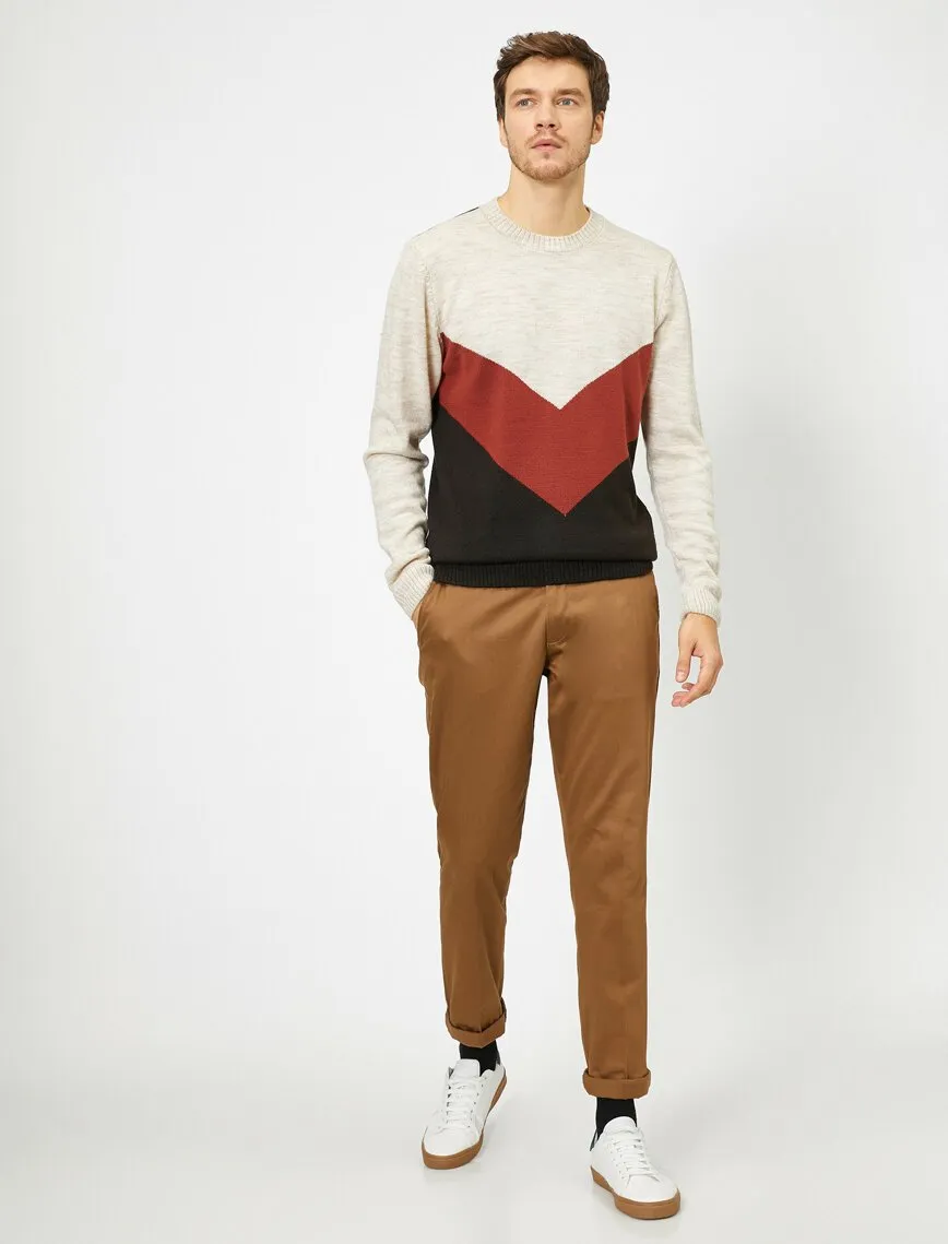 17331 Multi Colour Striped Jumper