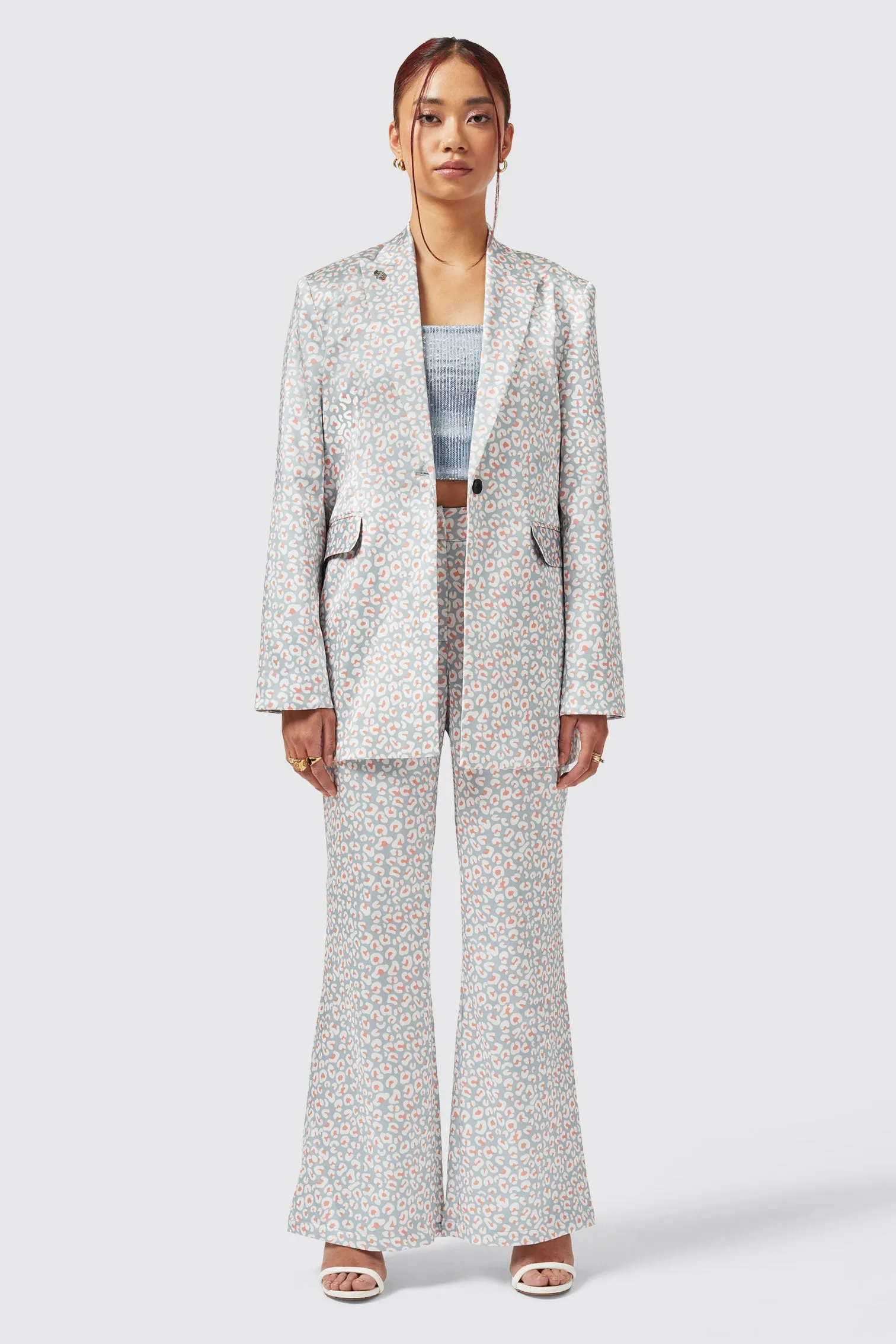 Amarantha Slim Fit Blue Trouser - ARCHIVE
