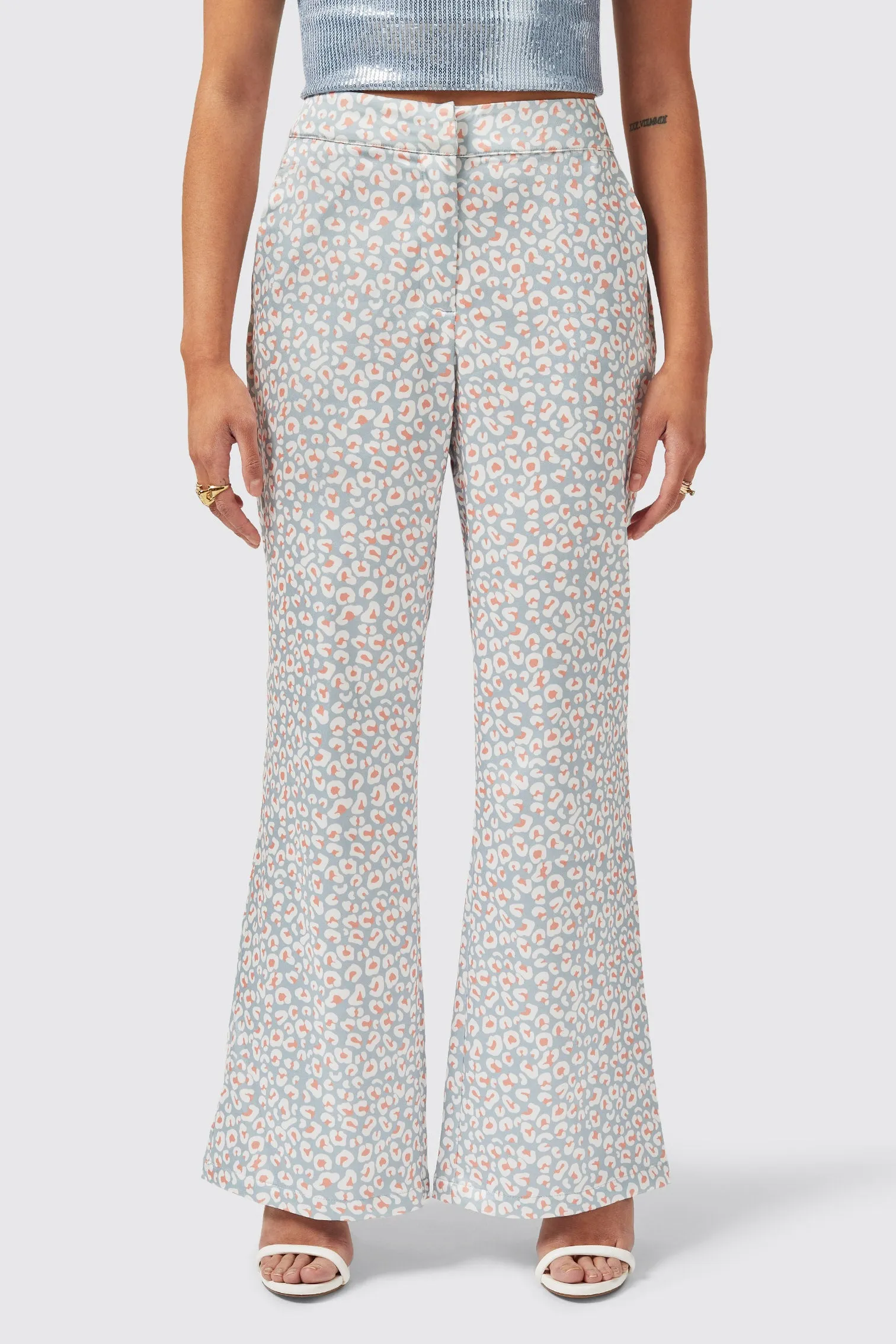 Amarantha Slim Fit Blue Trouser - ARCHIVE