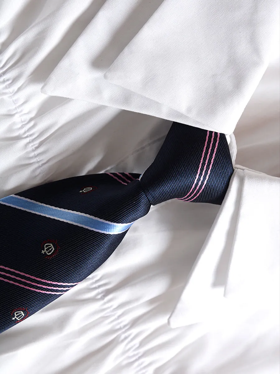 College White Shirt&Shirt Dress Set