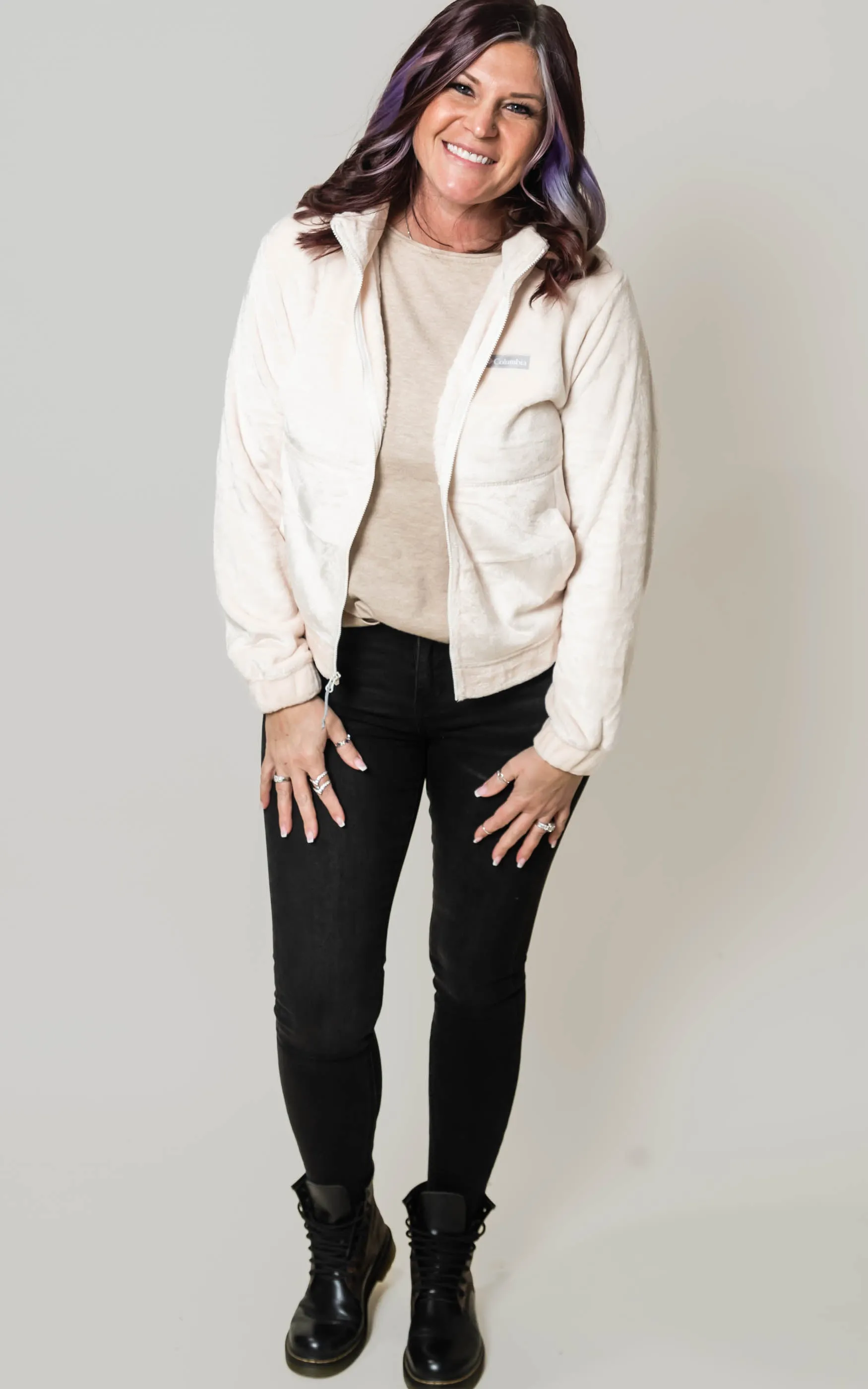 Columbia Steamboat Faux Fur Jacket**- Final Sale