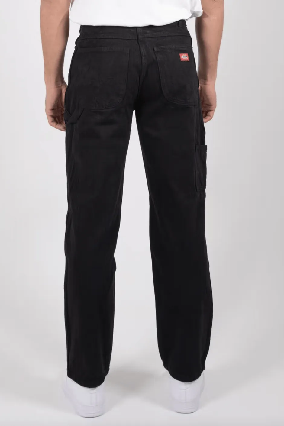 DICKIES RELAXED FIT CARPENTER JEAN - RINSED BLACK