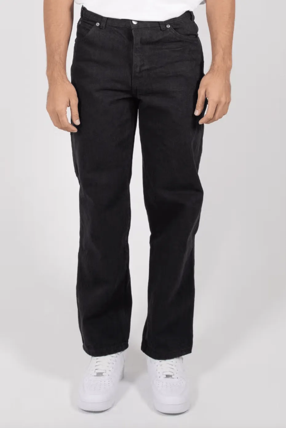 DICKIES RELAXED FIT CARPENTER JEAN - RINSED BLACK