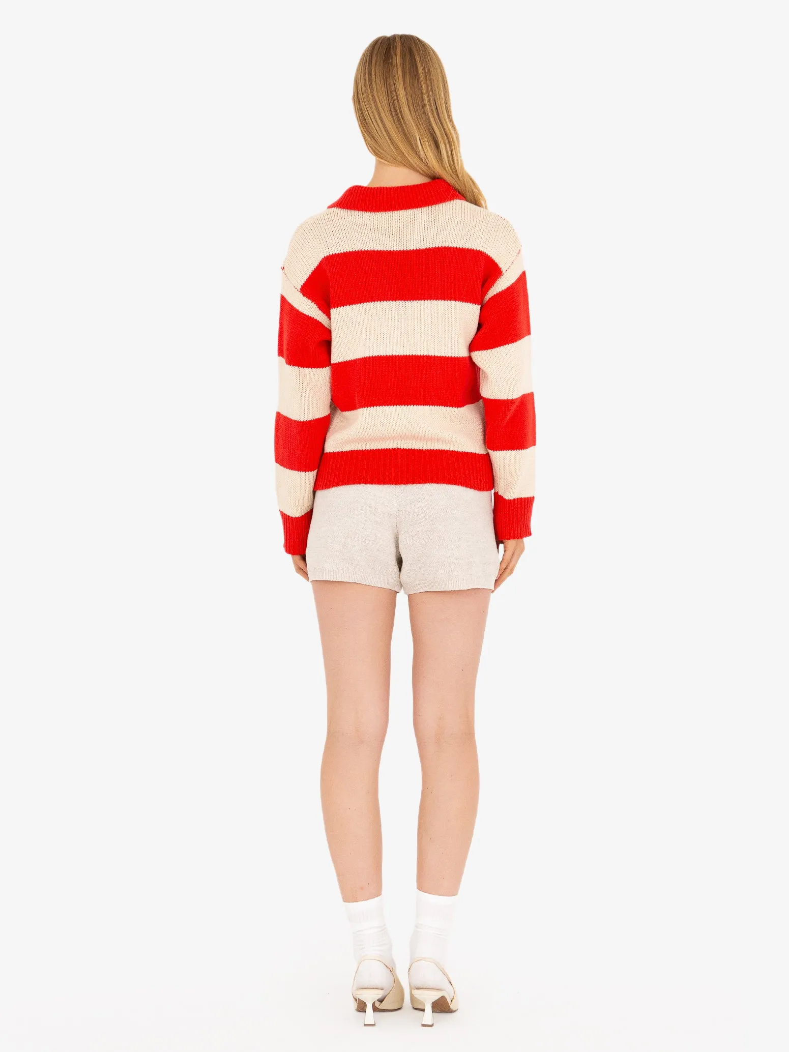 Dua Striped Rugby Sweater