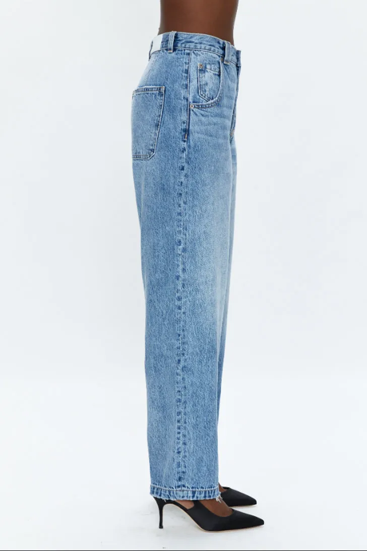 Ezra High Rise Relaxed Taper Jeans