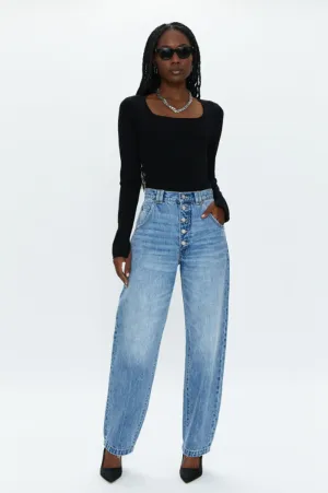 Ezra High Rise Relaxed Taper Jeans