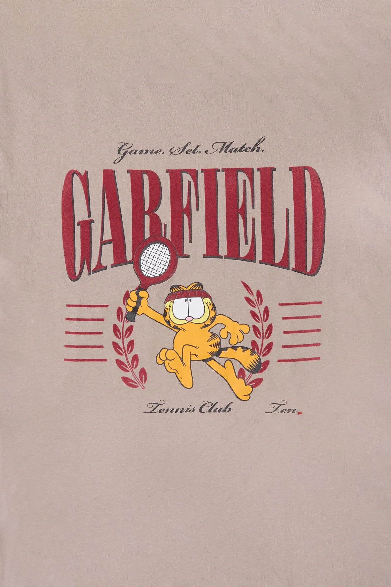 Garfield Crest Graphic Boyfriend Tee
