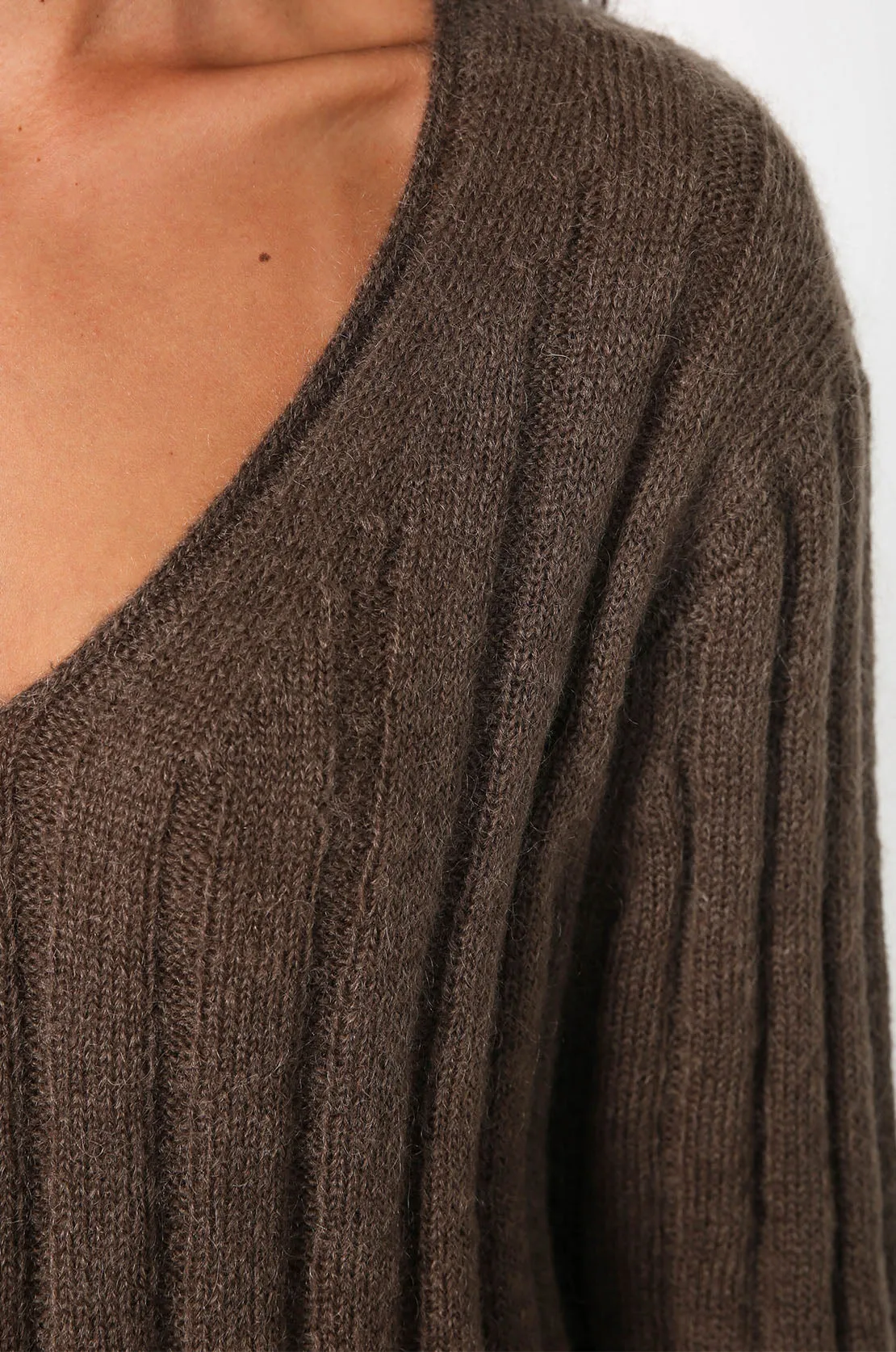 implement sweater / cedar brown