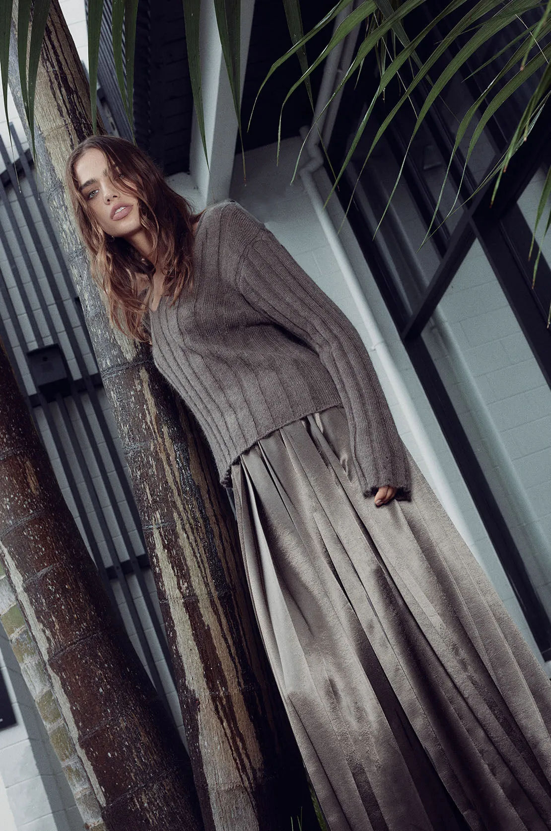 implement sweater / cedar brown