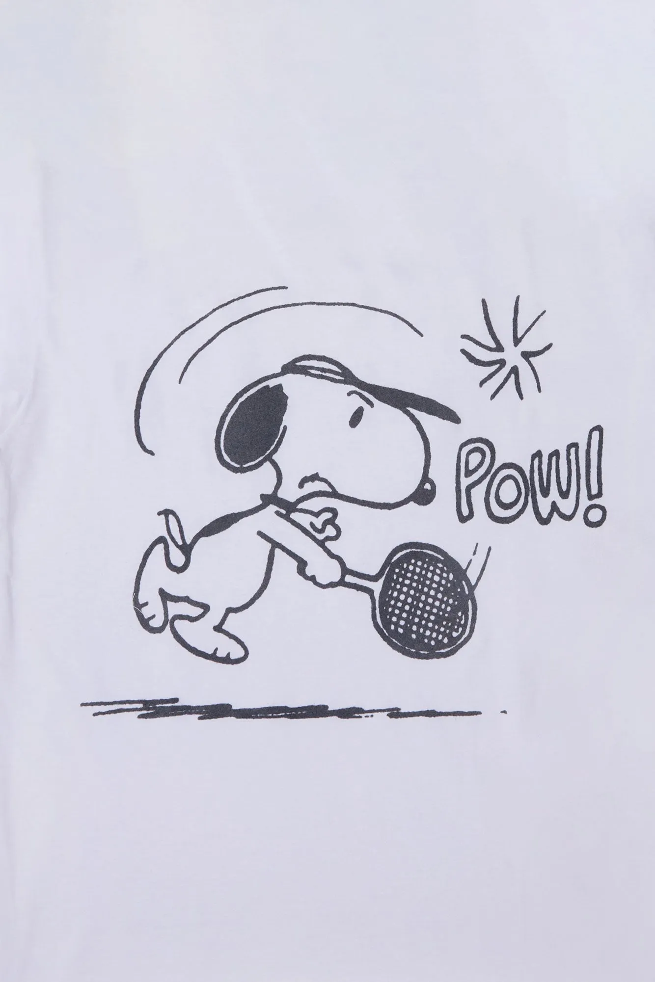 Peanuts Snoopy Pow Graphic Boyfriend Tee