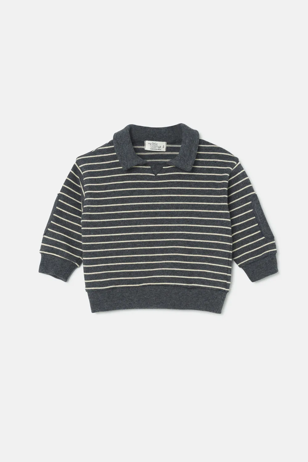 Striped baby sweater