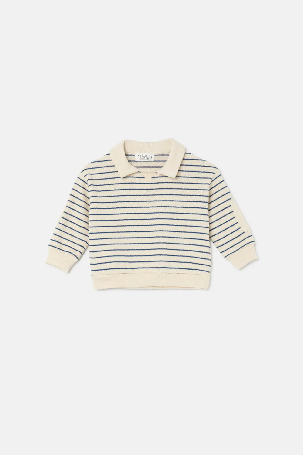 Striped baby sweater