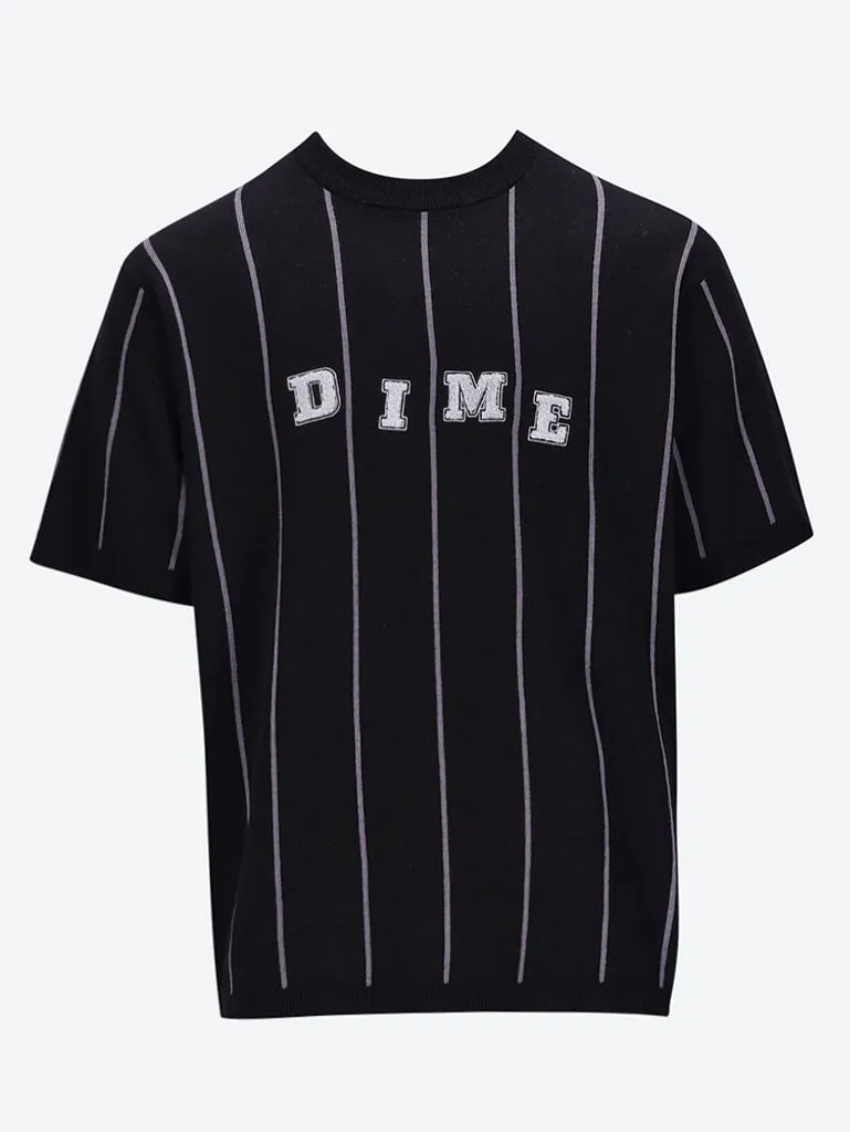 Striped ss knit
