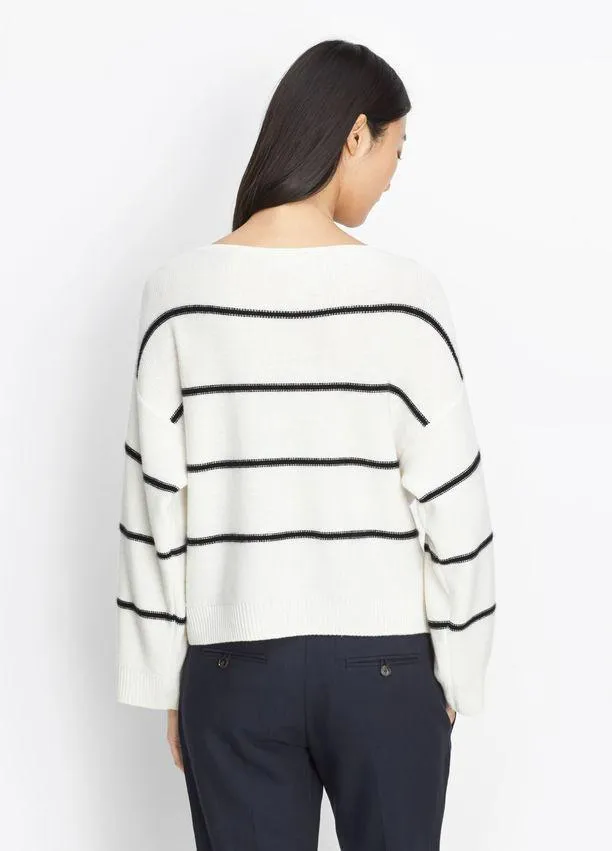 Vince - Wide Striped Boatneck