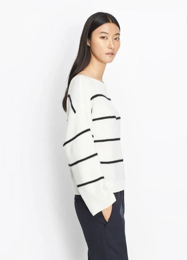 Vince - Wide Striped Boatneck